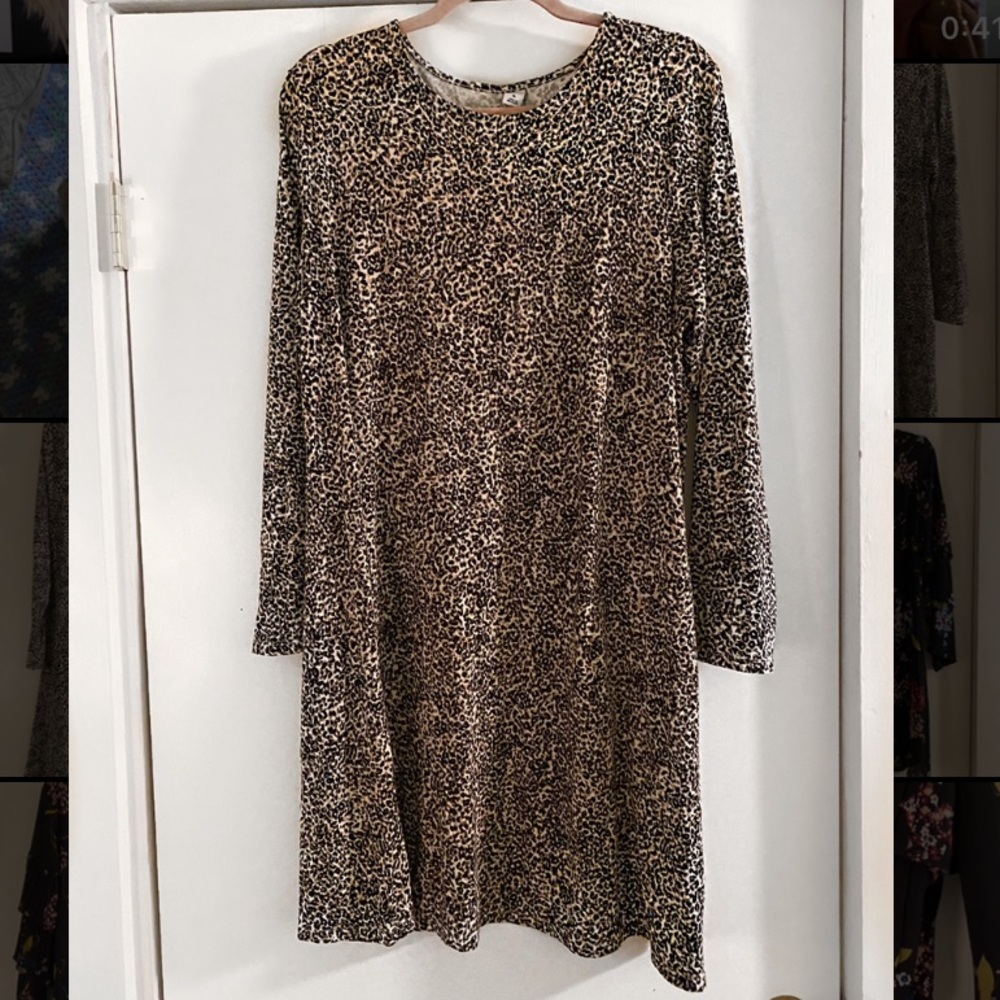Women’s XL leopard cheeta print dress